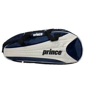 Prince Tennis Racket Bag For 2 Rackets & Balls Navy White